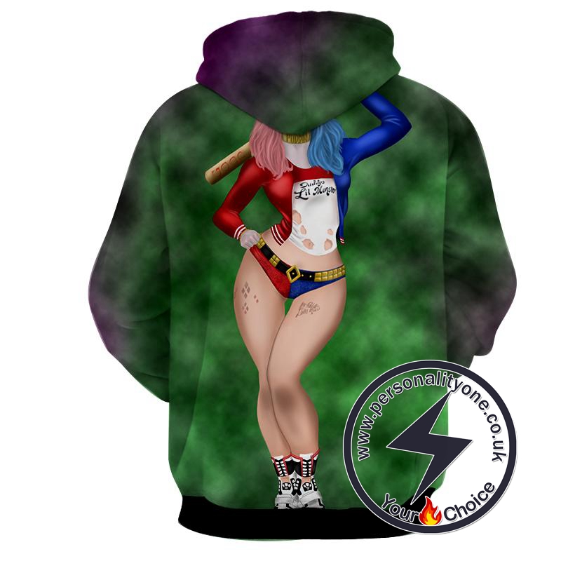 Harley Quinn - Harley Quinn 3D - Hoodies